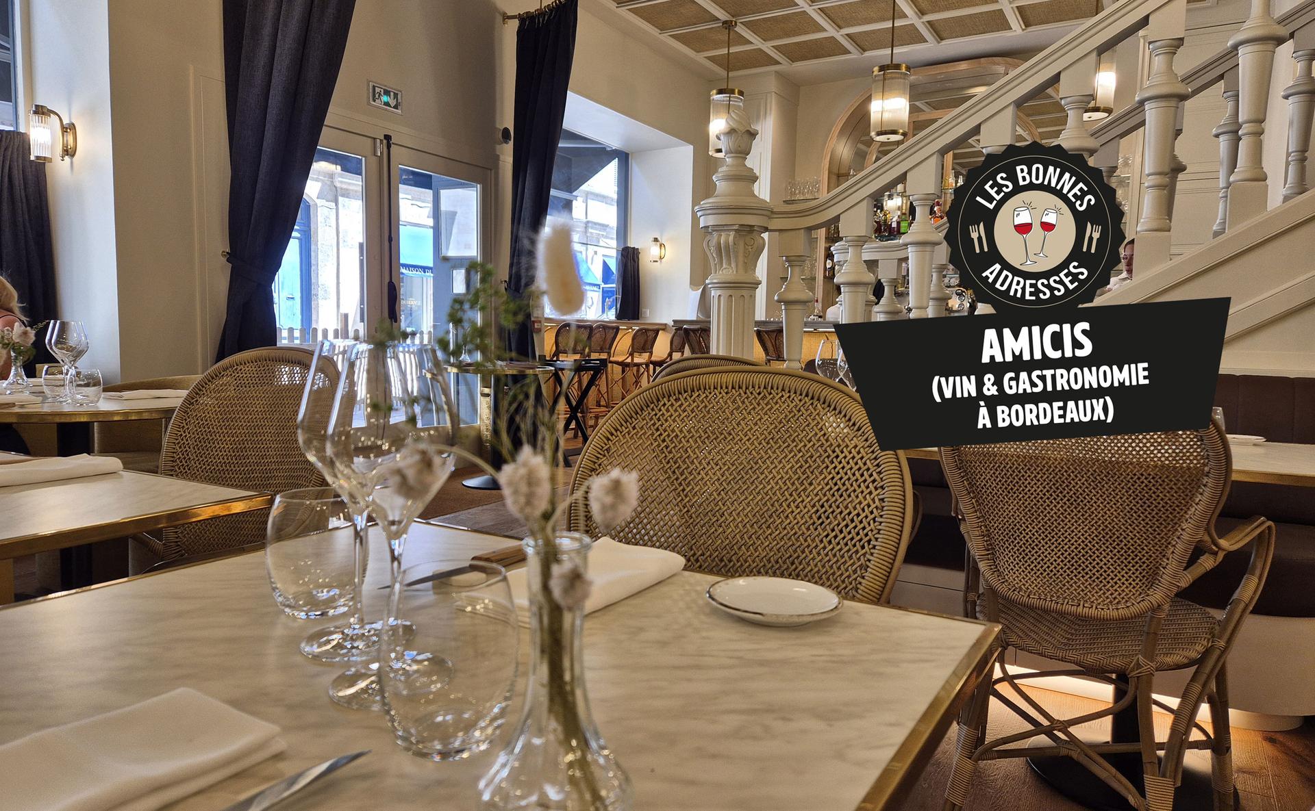 Amicis : vins et gastronomie à Bordeaux