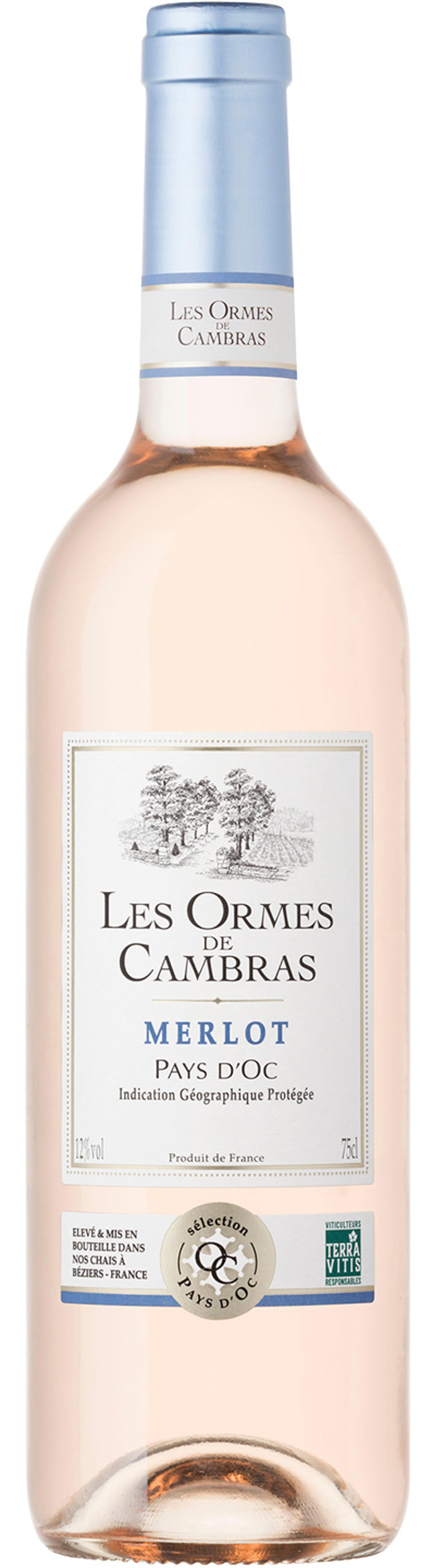 Les Ormes de Cambras Merlot rosé