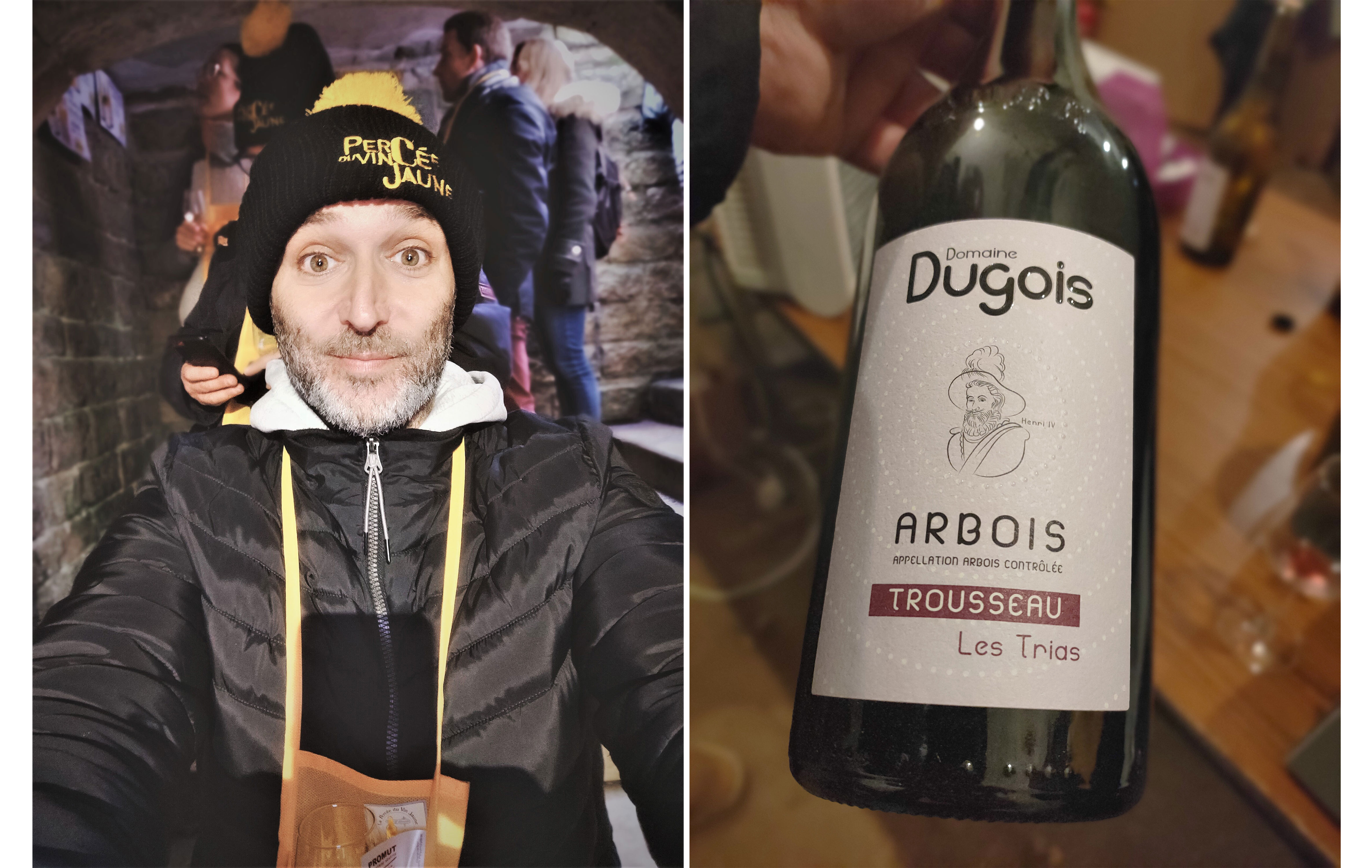 Le Domaine Dugois a fait recette, environ 400 bouteilles vendues en un week-end, notamment ce Trousseau Les Trias sur le fruit 