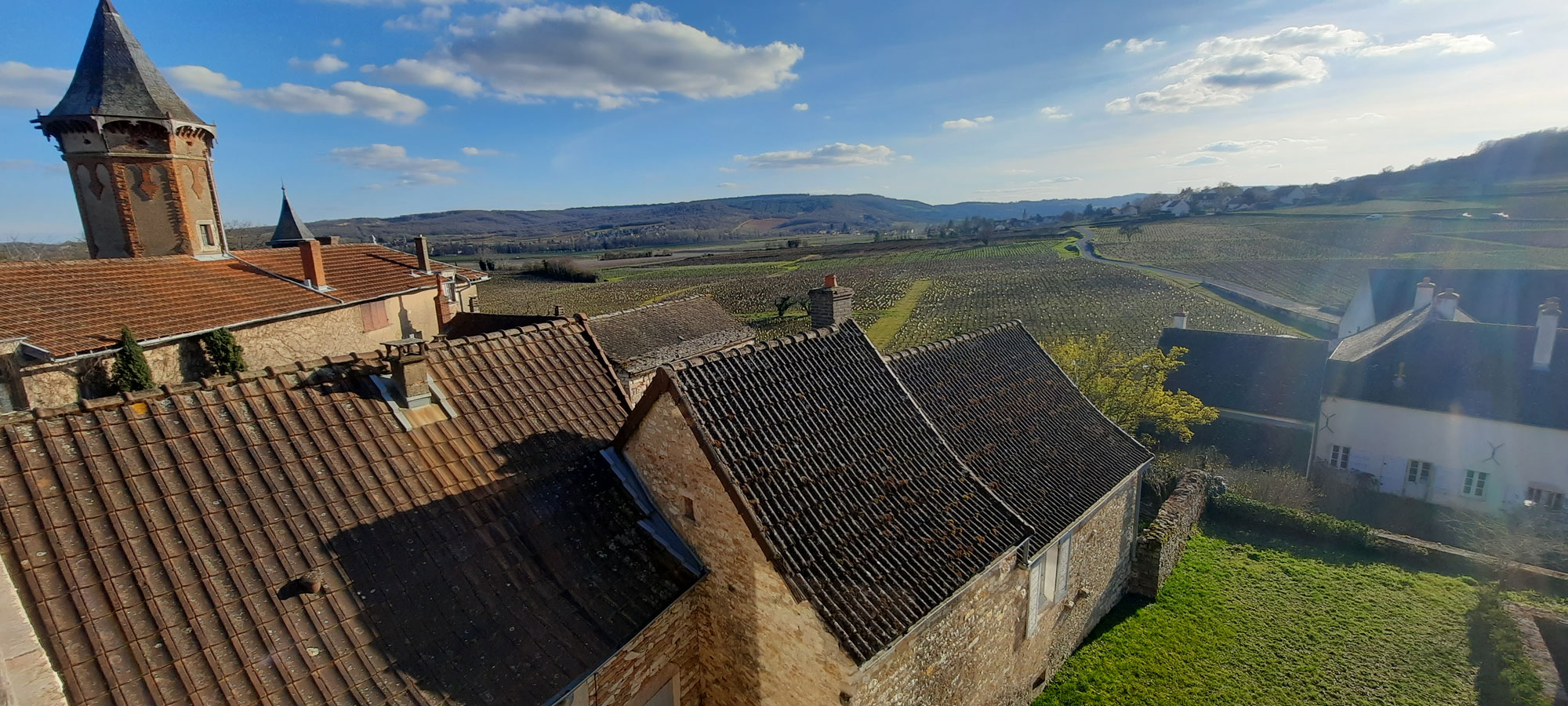 Depuis 1934, le château de Chamirey fait du vin sur son vignoble de 37 hectares divisé en 25 parcelles - Crédit : Romy Ducoulombier