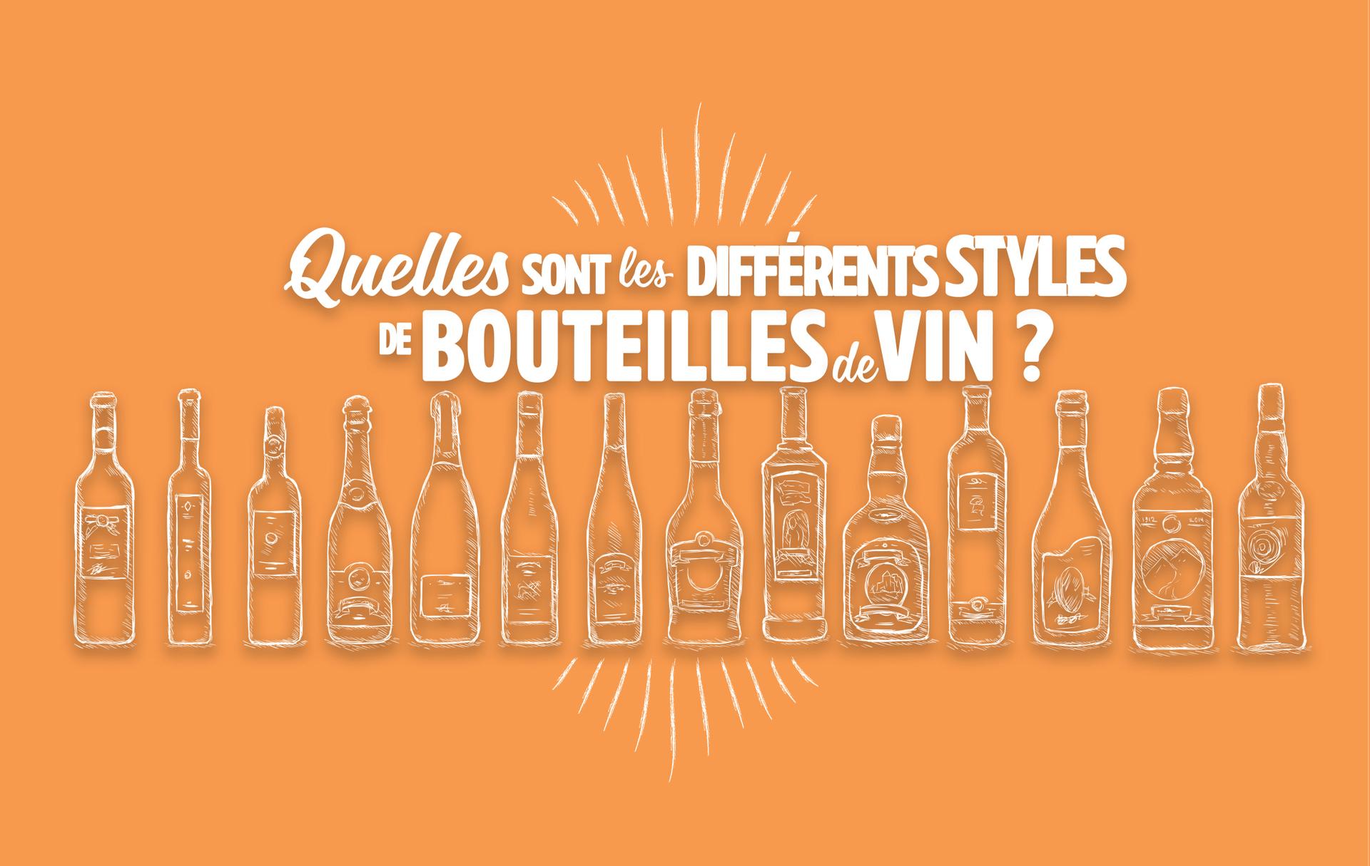 Connaissez-vous les différents styles de bouteilles de vin ?