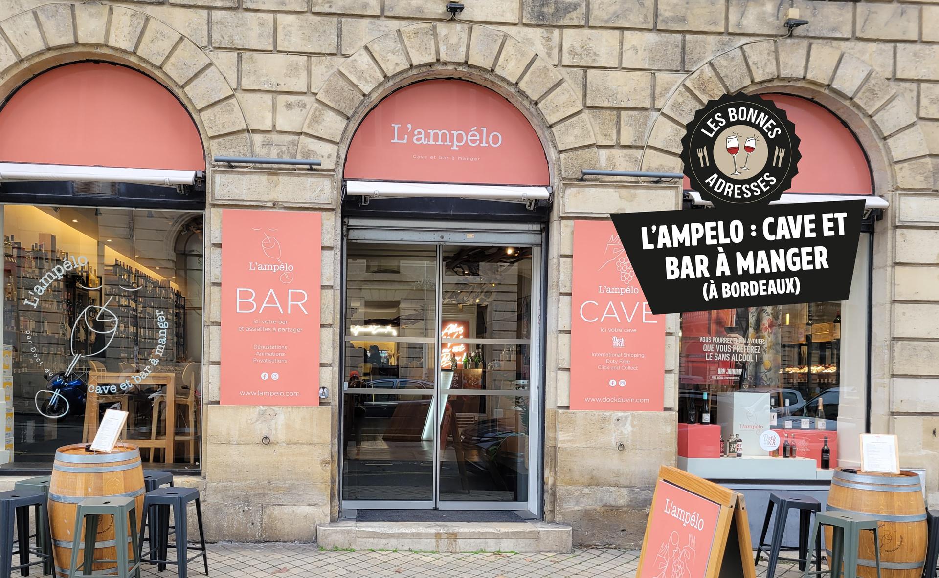 L’Ampelo : cave et bar à manger à Bordeaux