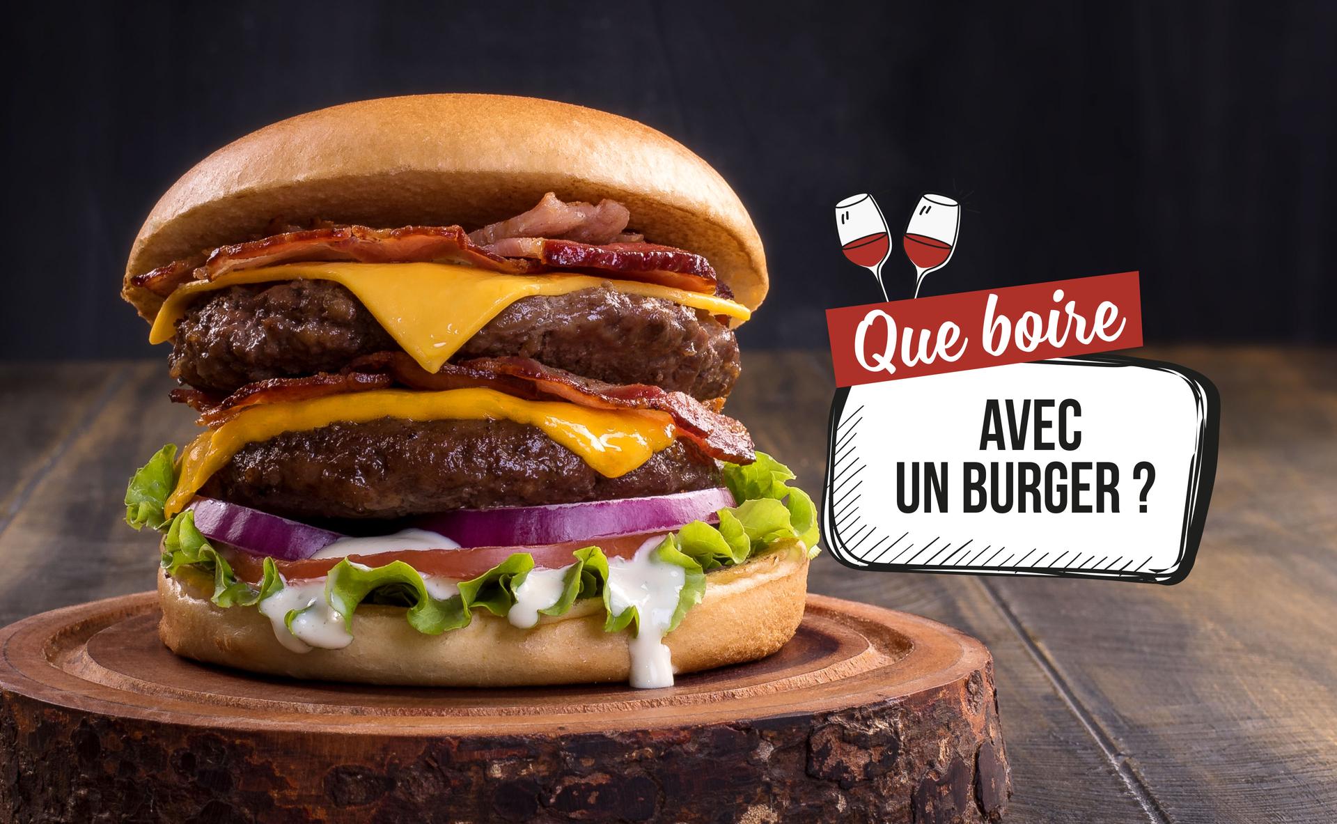 Que boire sur un burger ?