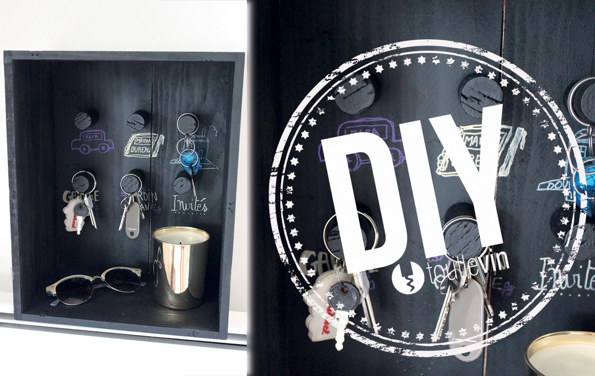 DIY : Créer une boite à clefs dans votre entrée