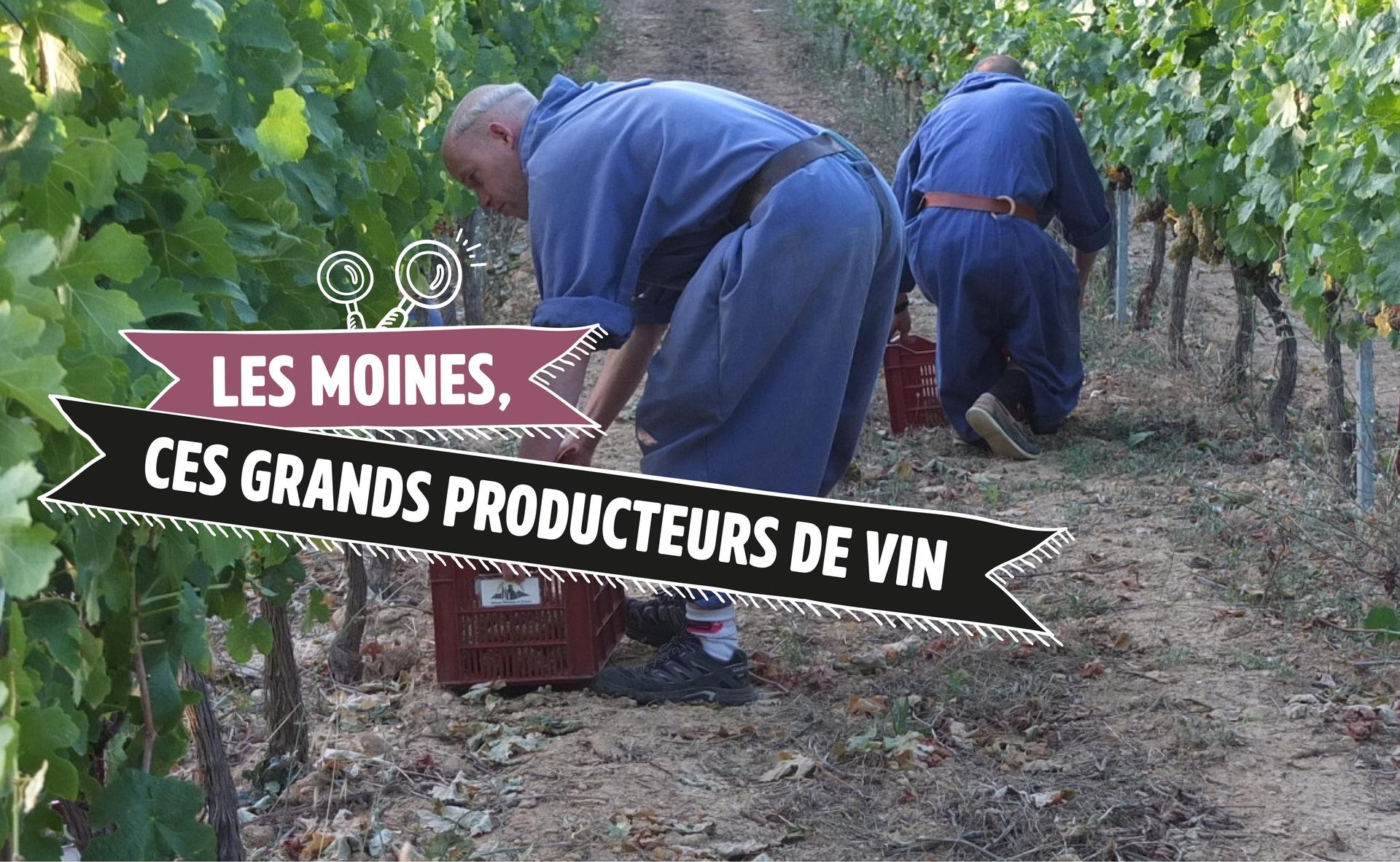 Les moines, ces grands producteurs de vin
