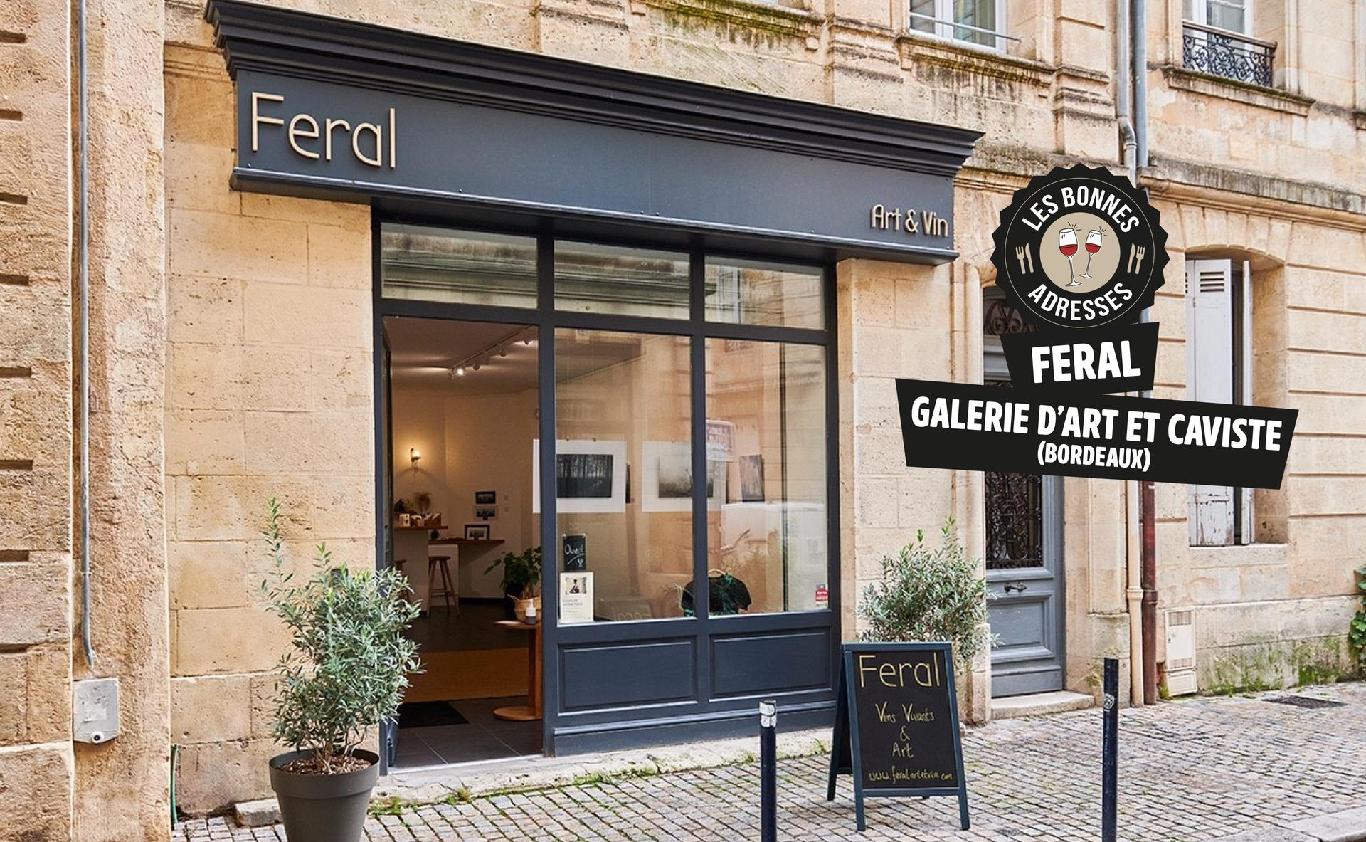 Feral, galerie d’art et caviste à Bordeaux