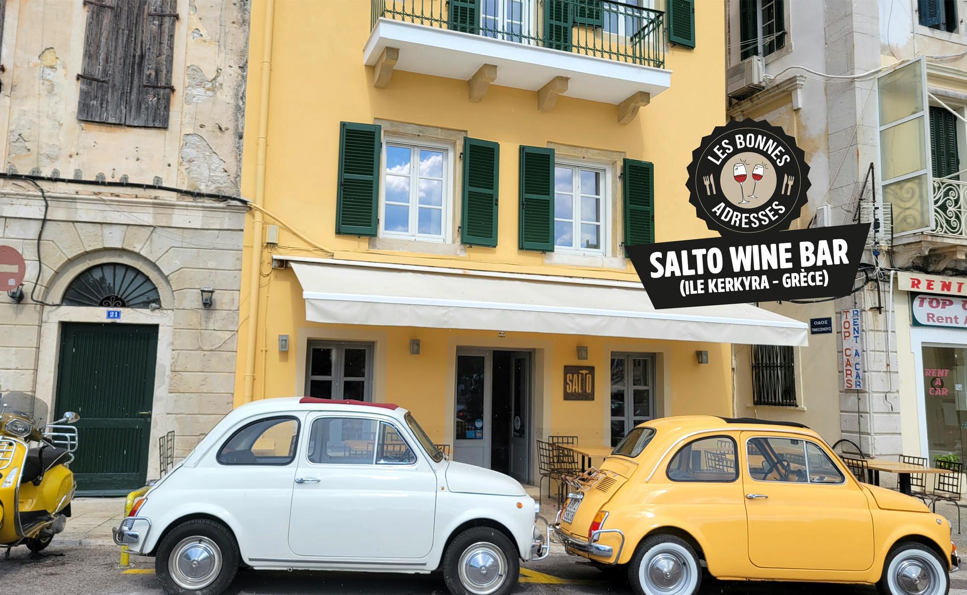 Salto wine bar : le bar à vin incontournable de Corfou