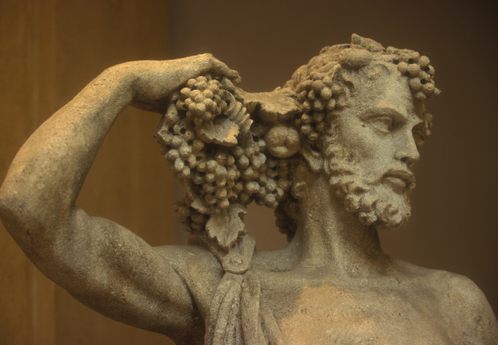Bacchus / Dionysos : dieu du vin, de la semence et de la fertilité de la vigne