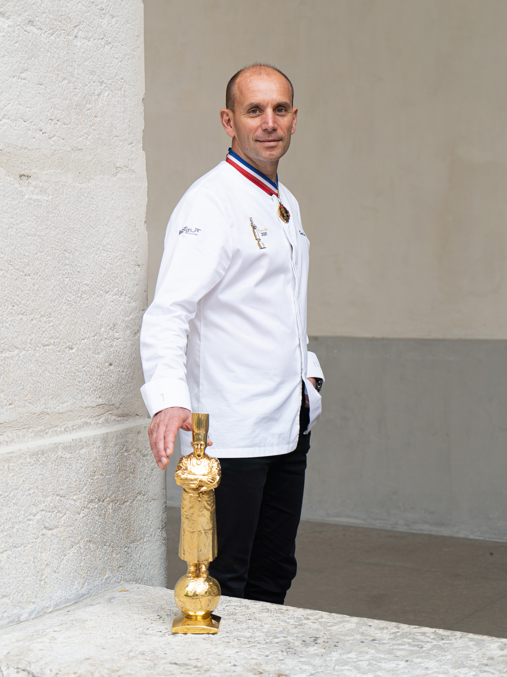 Davy Tissot, vainqueur du Bocuse d’Or en 2021 - Crédit photo : Tissot Trophée / Camille Carlier
