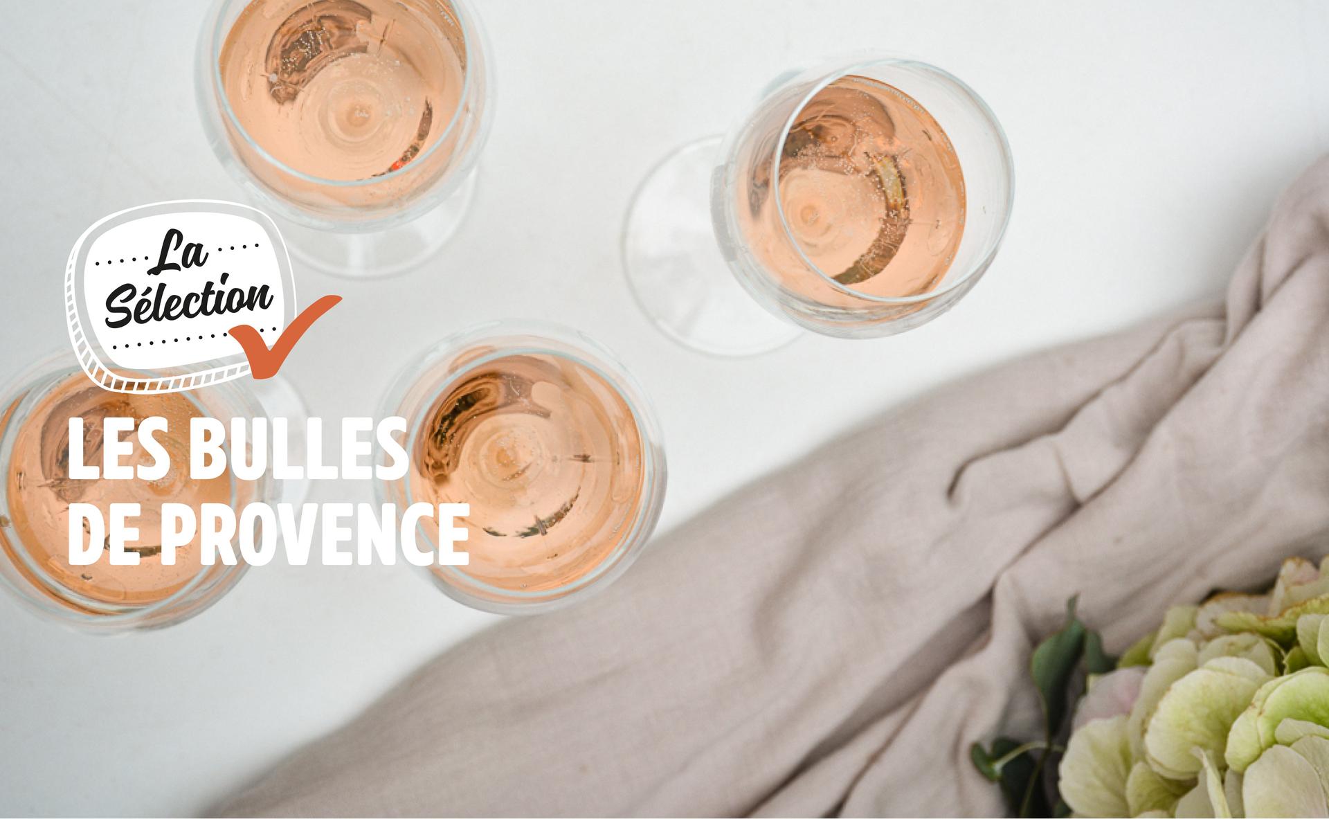 Notre sélection de bulles rosées de Provence