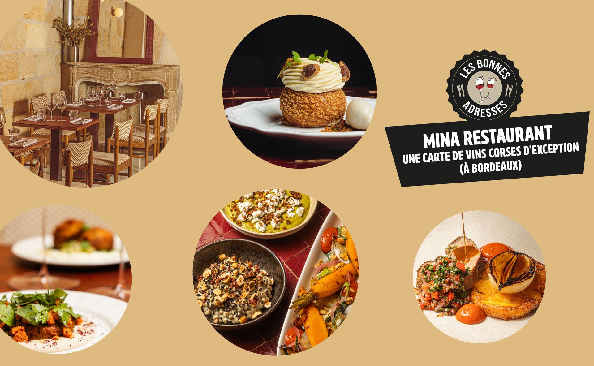 Mina Restaurant, une carte de vins corses d'exception sur Bordeaux