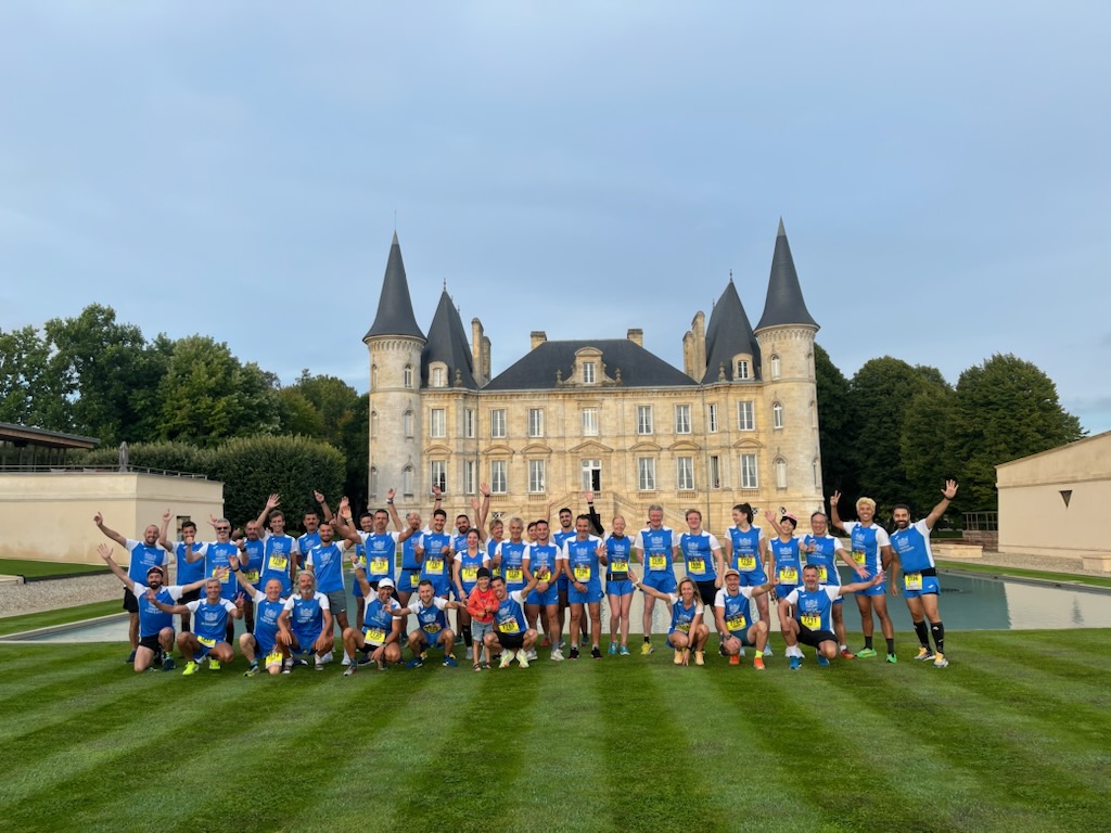 L'esprit d'équipe durant le Marathon du Médoc - Crédit photo : Château Pichon Baron