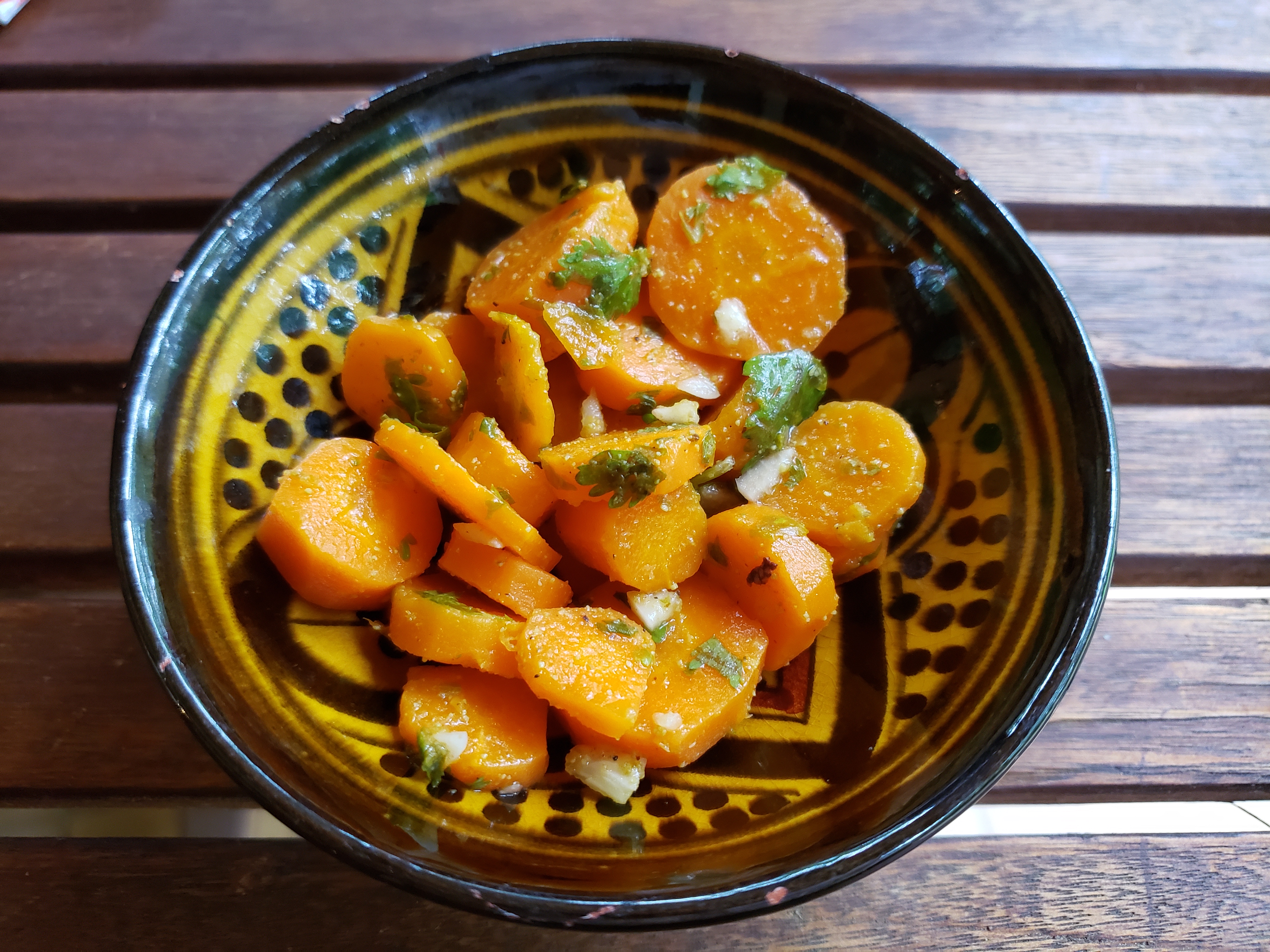 La salade de carottes à la marocaine