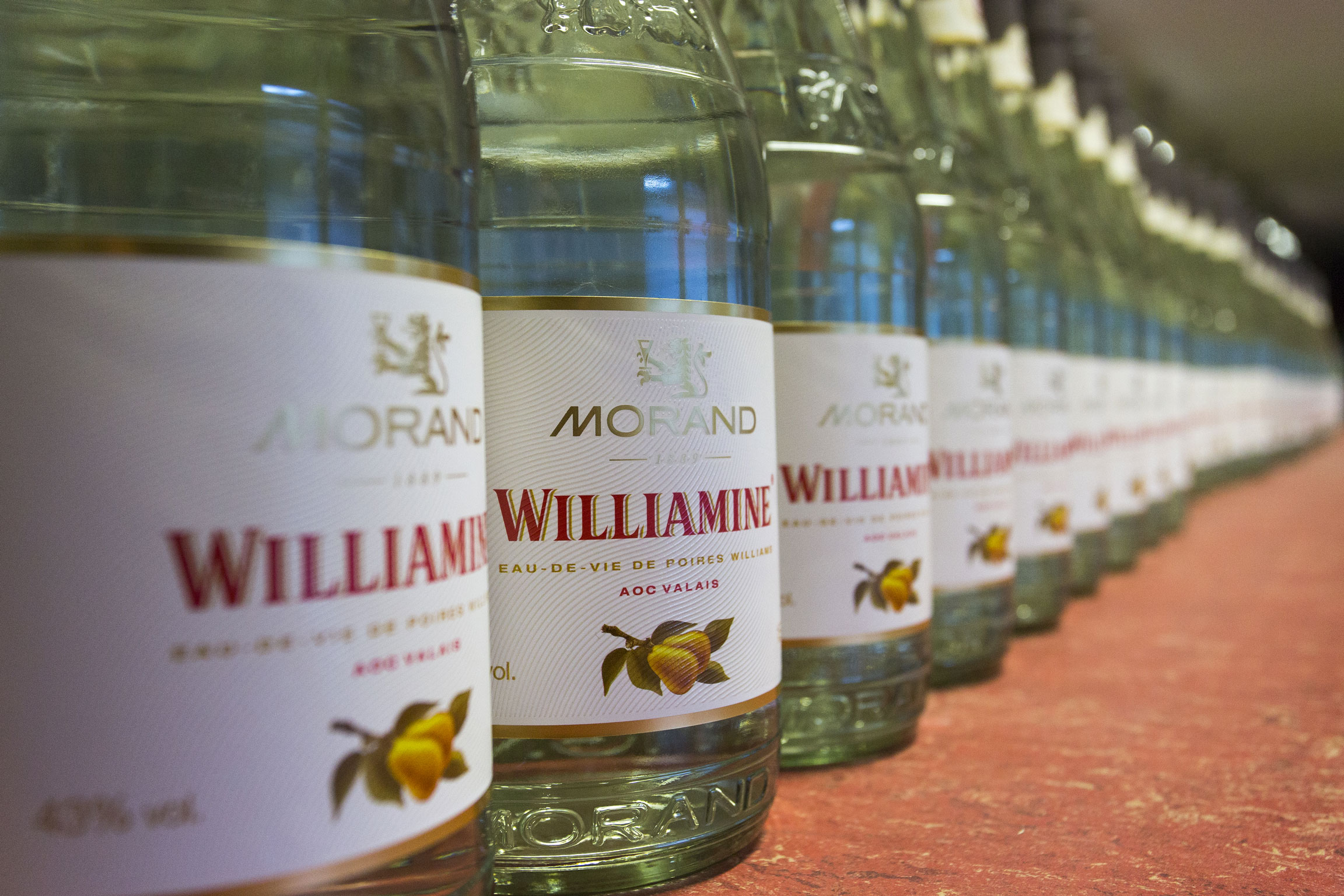 La célèbre Williamine de la Distillerie Morand Williamine - Crédit photo : R. Hofer