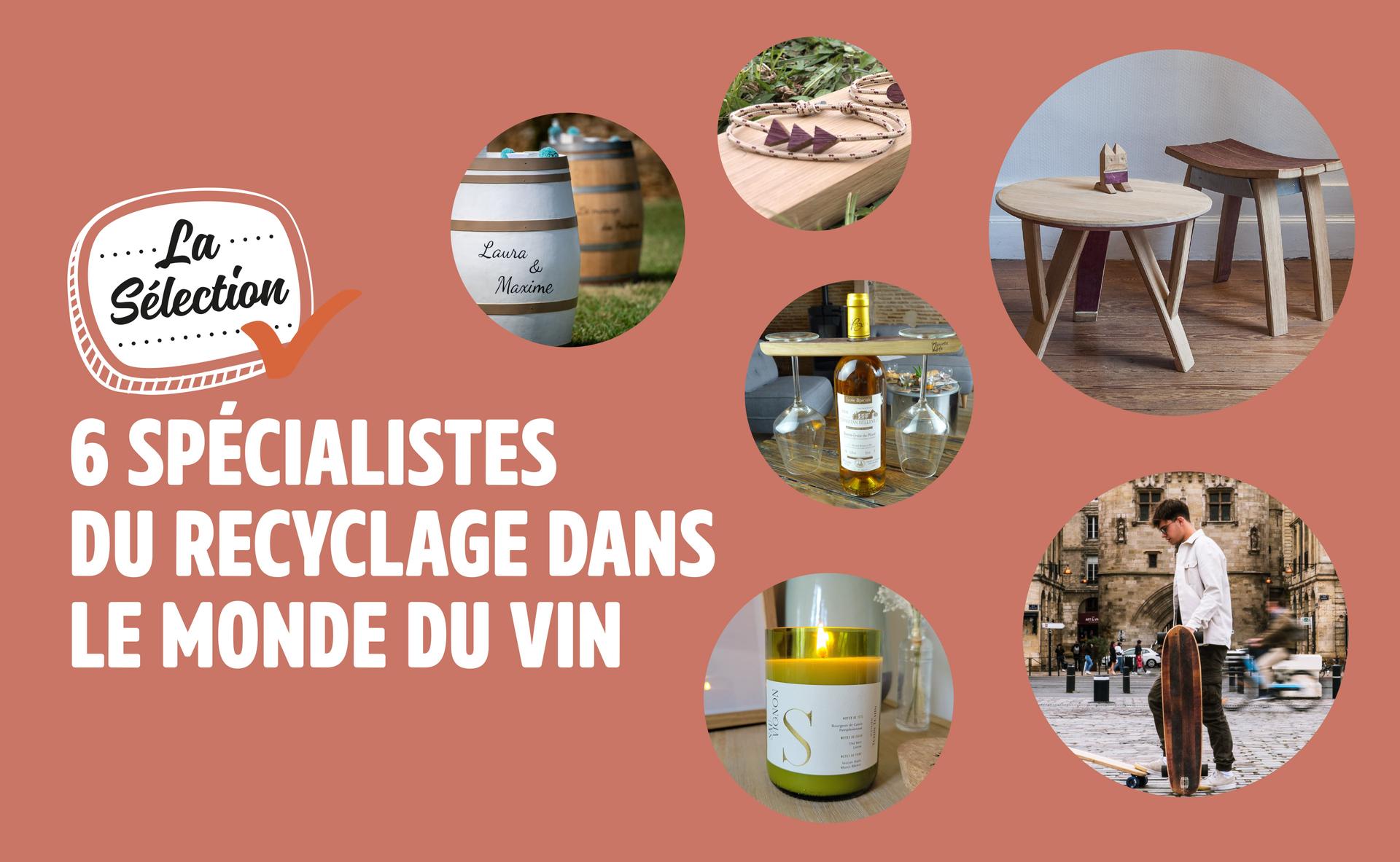 6 spécialistes du recyclage dans le monde du vin