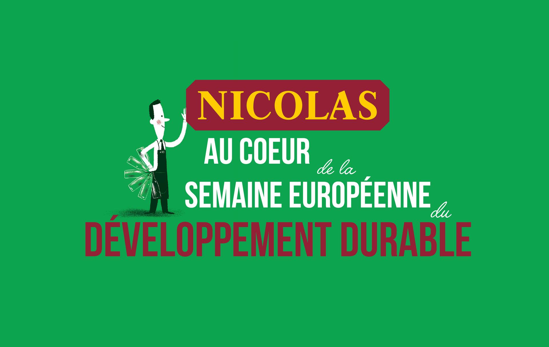 Nicolas au cœur de la semaine européenne du développement durable