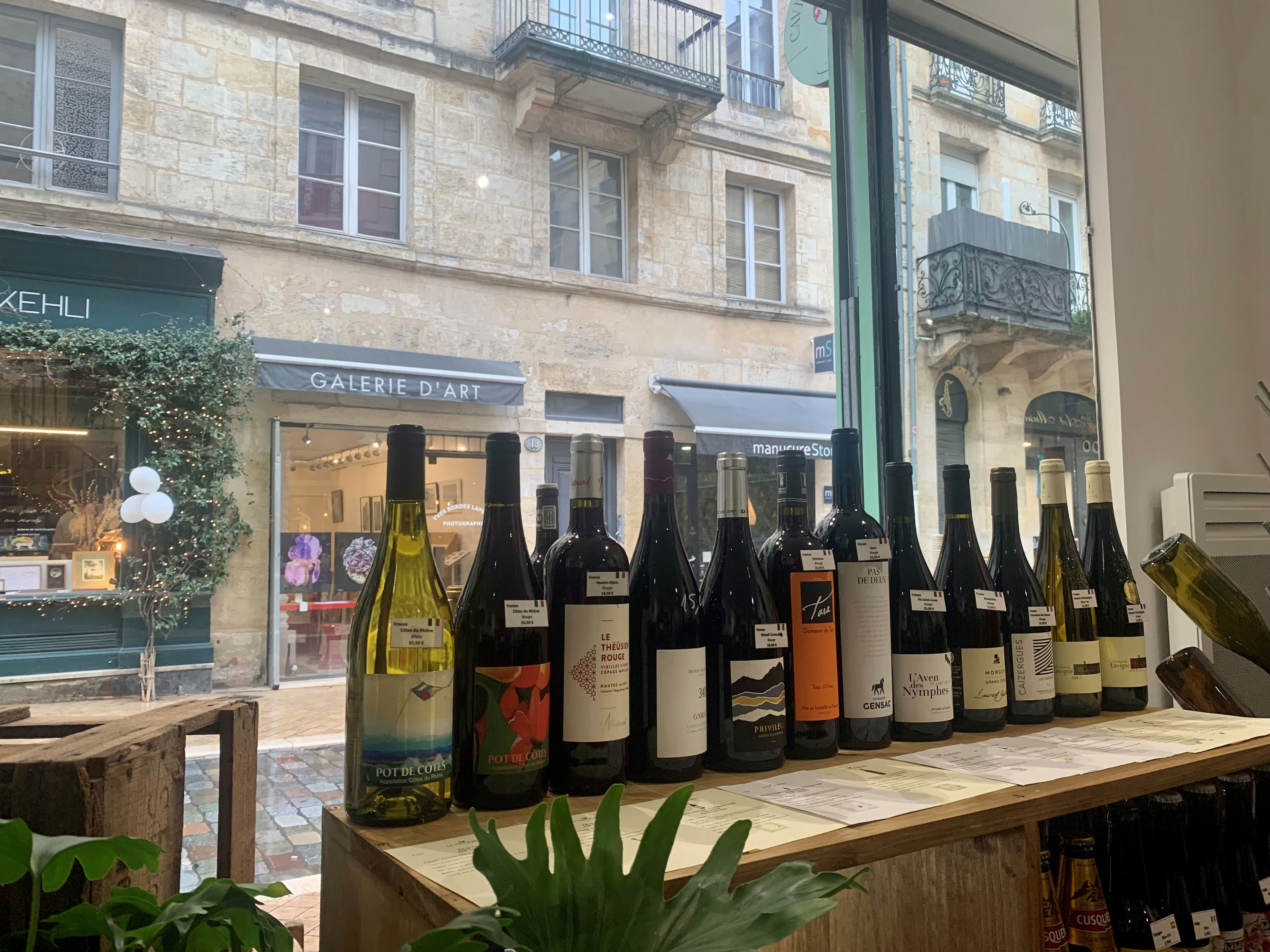 Le Vin d’Ailleurs, caviste rue Bouffard à Bordeaux