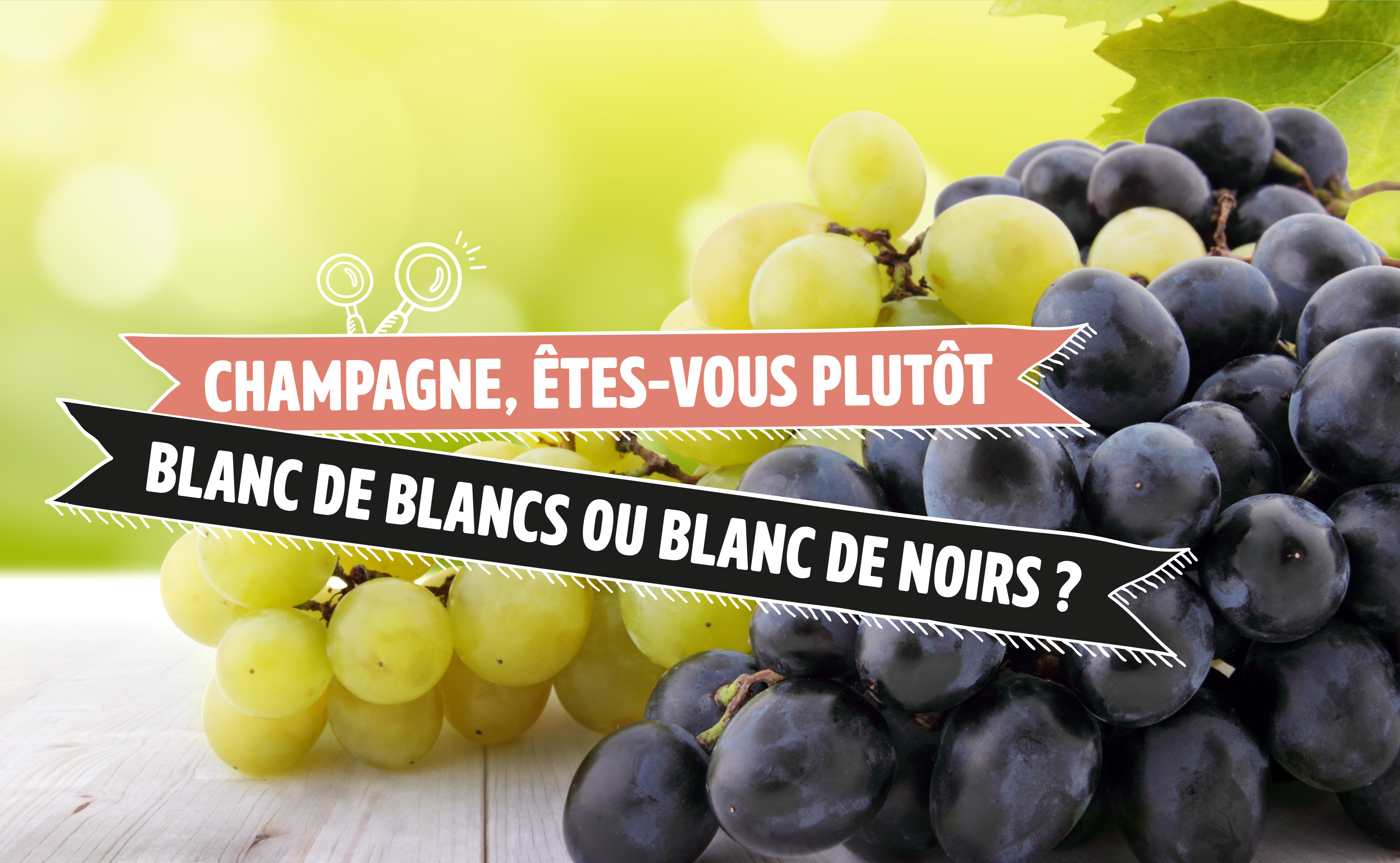 Champagne tes vous plut t Blanc de blancs ou Blanc de noirs