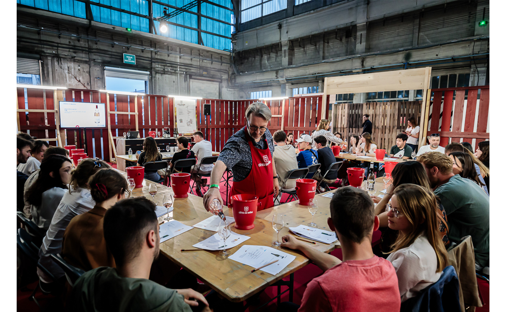 Un atelier Côtes-du-Rhône - Crédit photo : Brice Robert