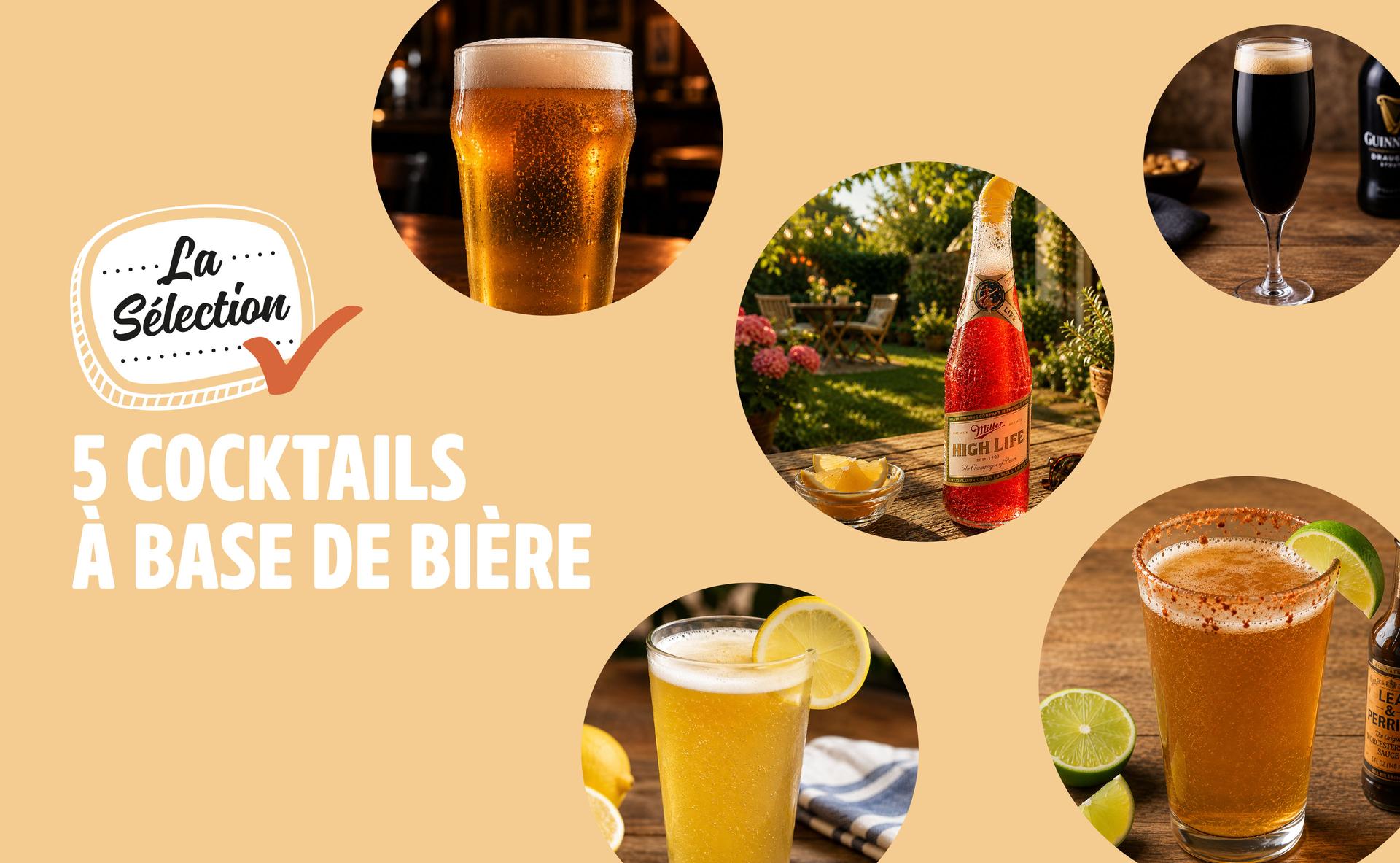 5 cocktails à base de bière