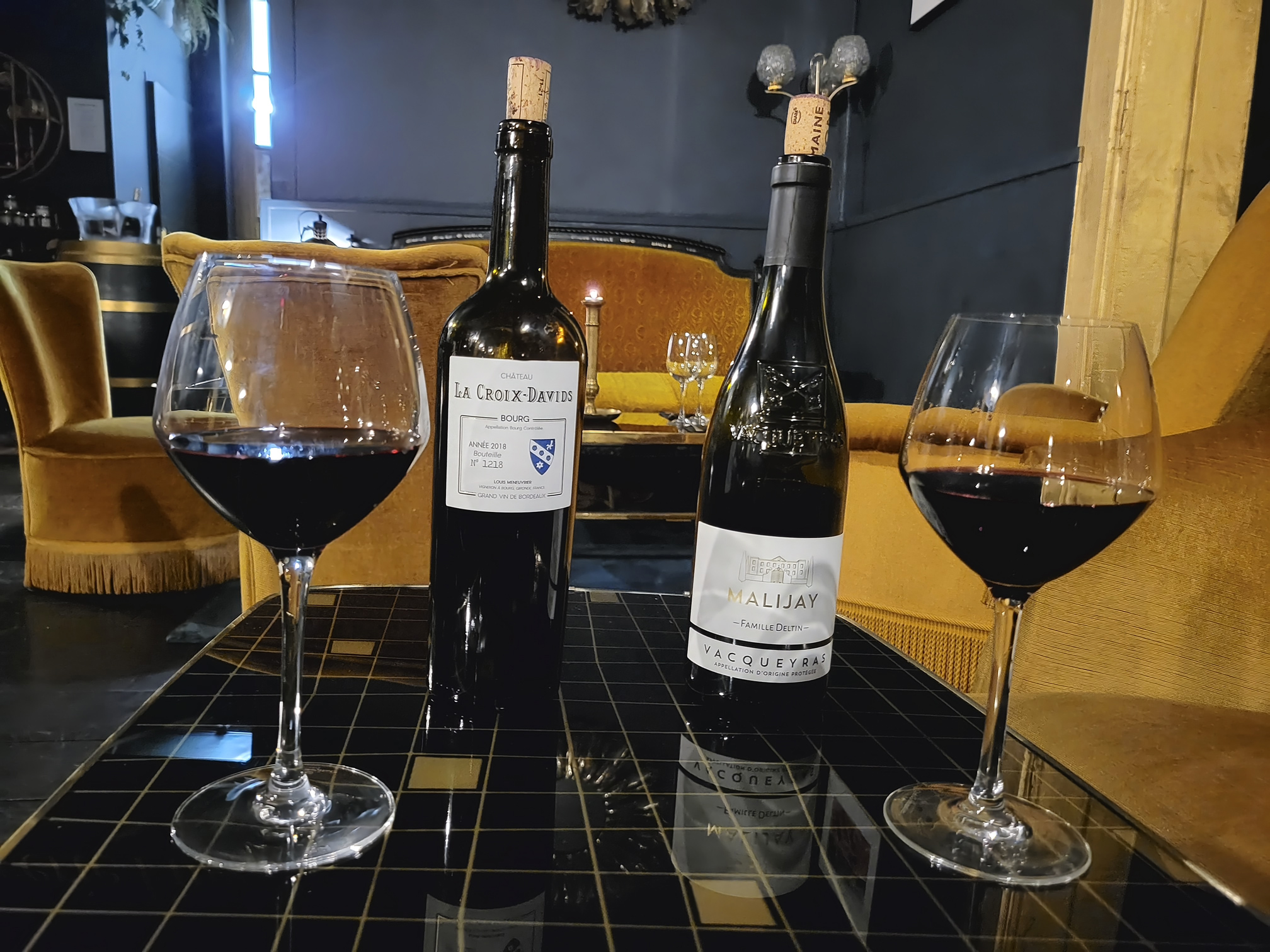 Les vins proposés à Maison Julien de Bordeaux