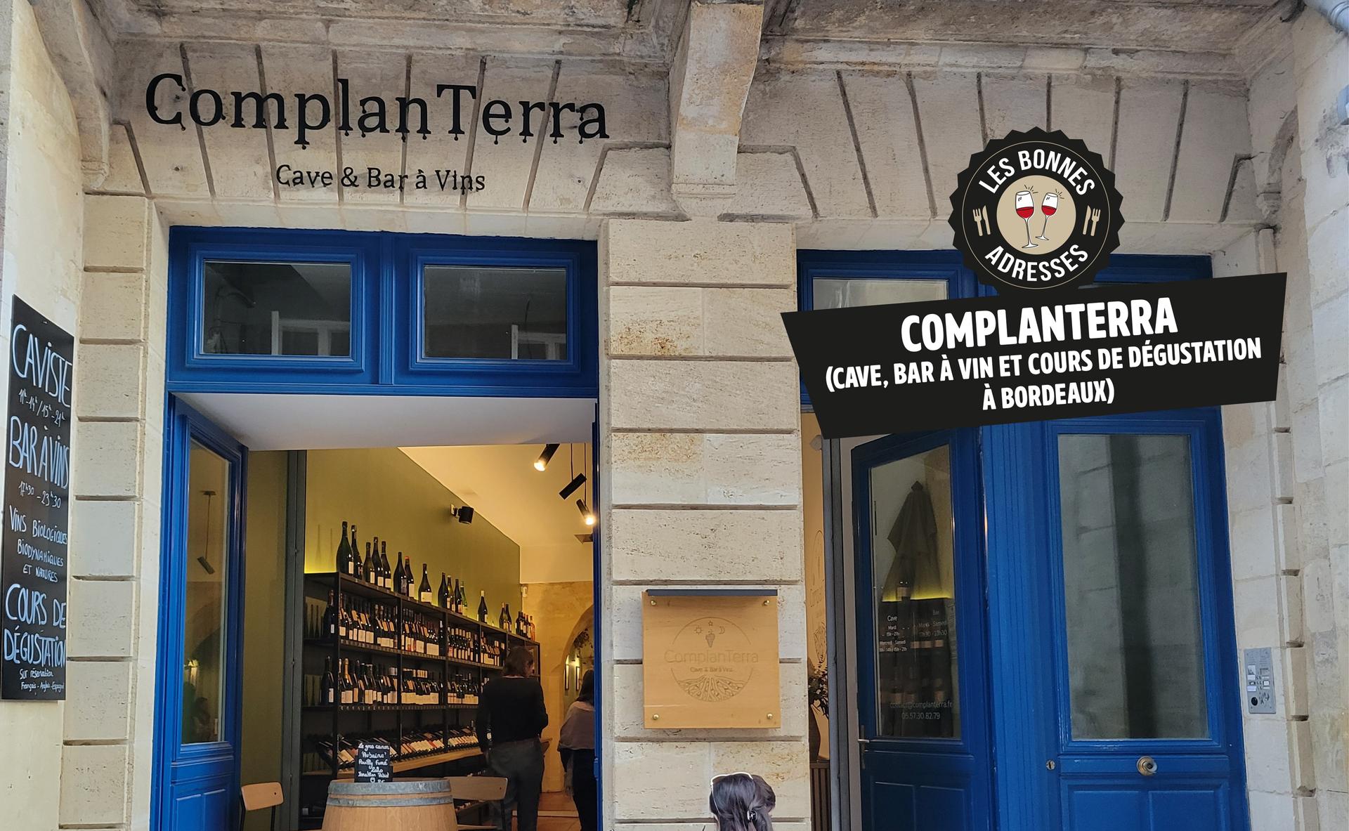 ComplanTerra : cave, bar à vin et cours de dégustation à Bordeaux