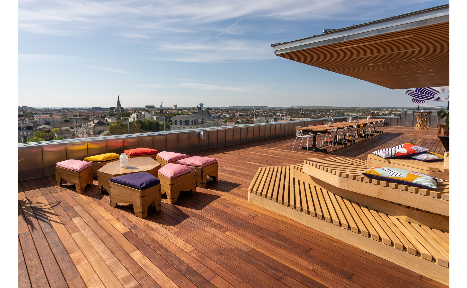 Le rooftop du Bar Indigo par Martell - Crédit photo : Maison Martell