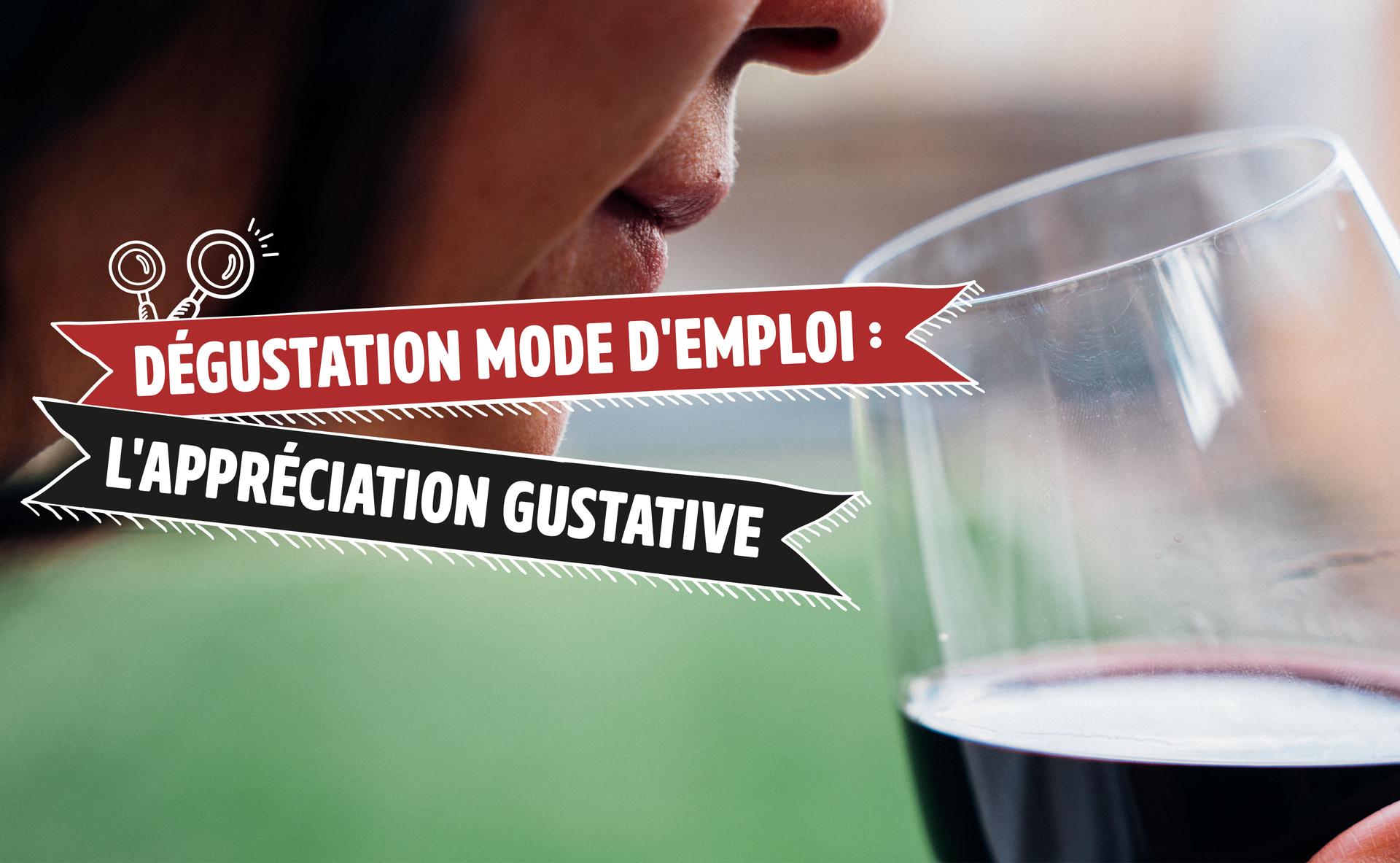 Dégustation Mode d'Emploi : l'appréciation Gustative