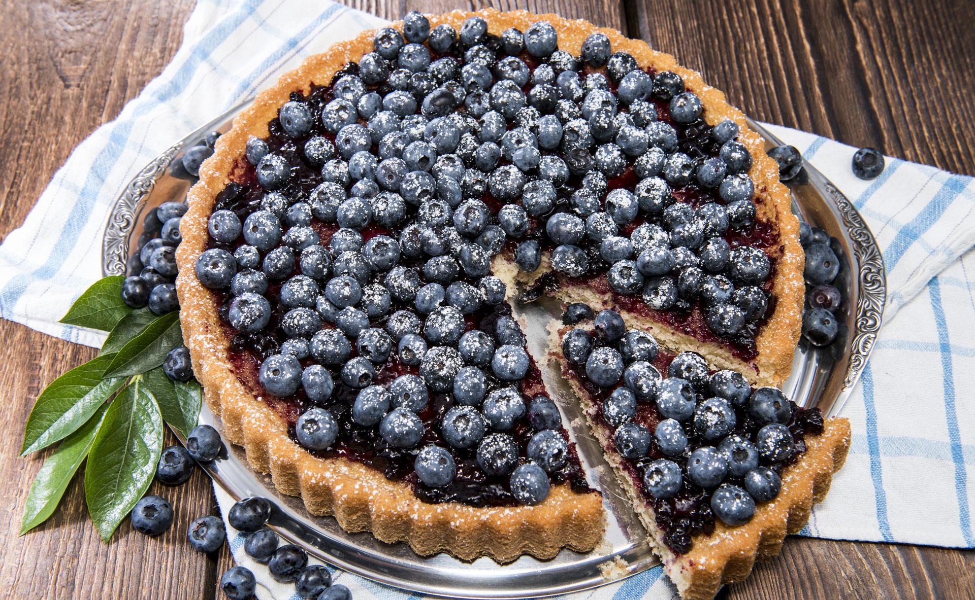 Tarte aux myrtilles