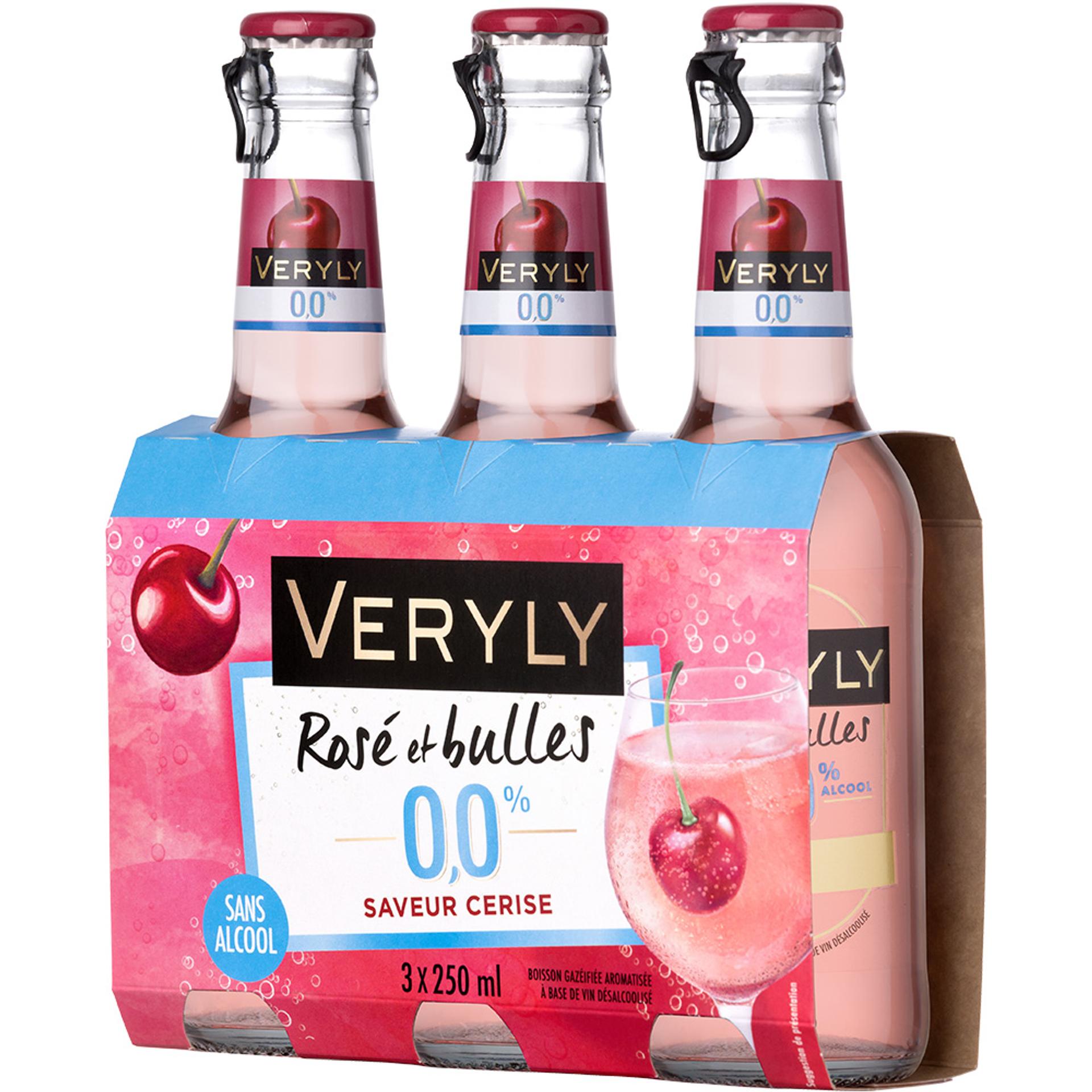 Veryly rosé et bulles 0% saveur cerise