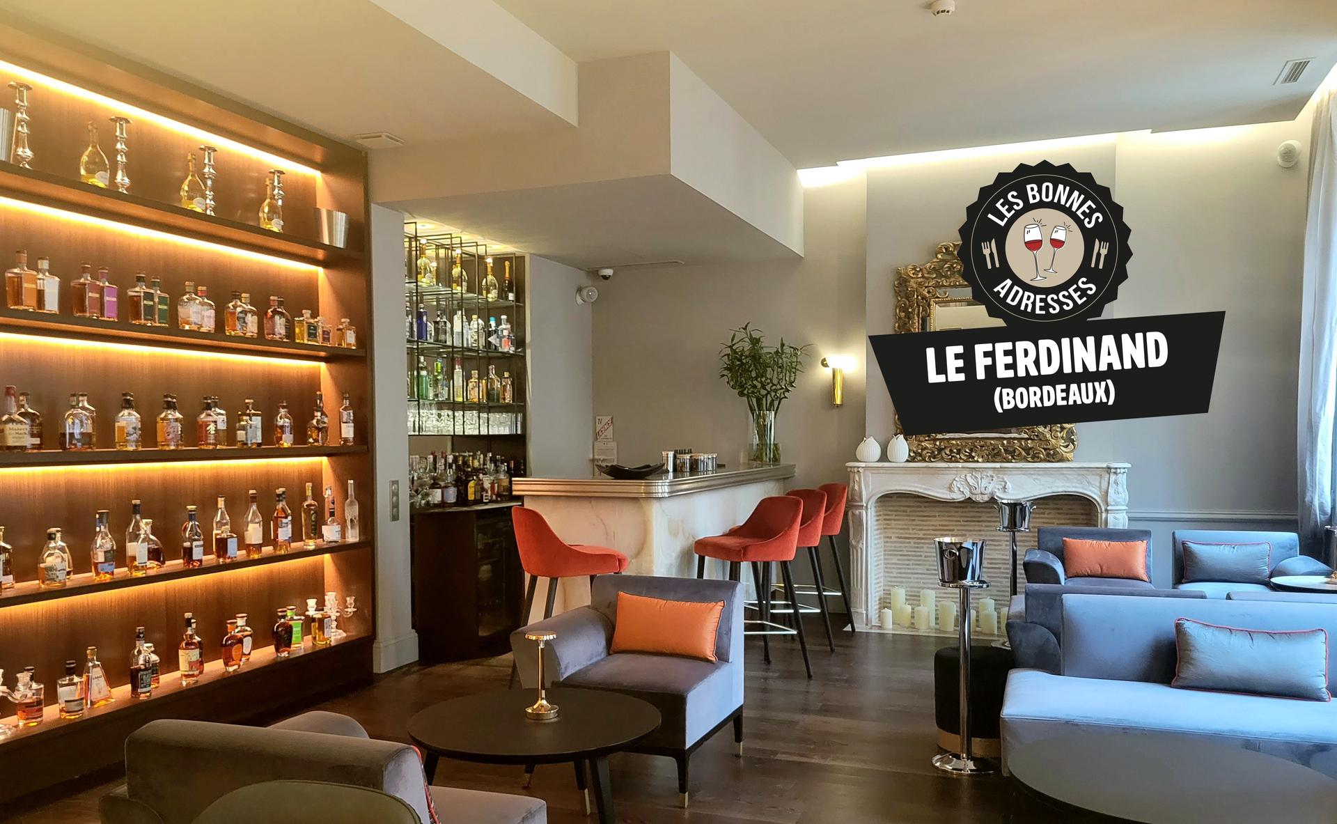 Le Ferdinand : le bar à spiritueux de l’hôtel Villas Foch à Bordeaux