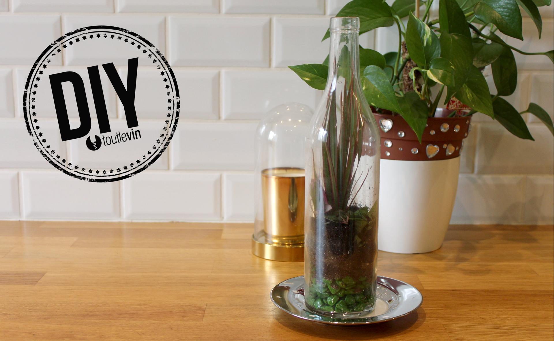 DIY : Créer un terrarium printanier dans une bouteille