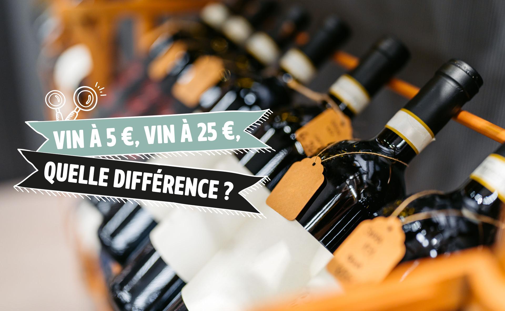 Vin à 5 €, vin à 25 €, quelle différence ?