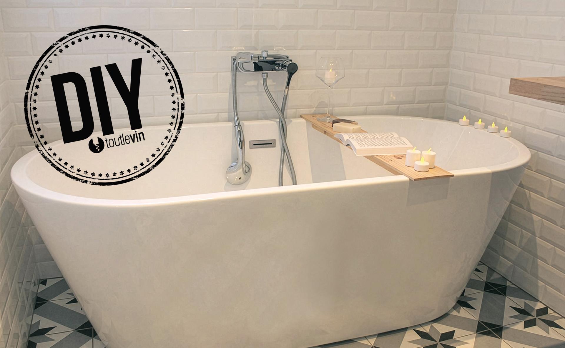 DIY : Un pont de baignoire en étampes !
