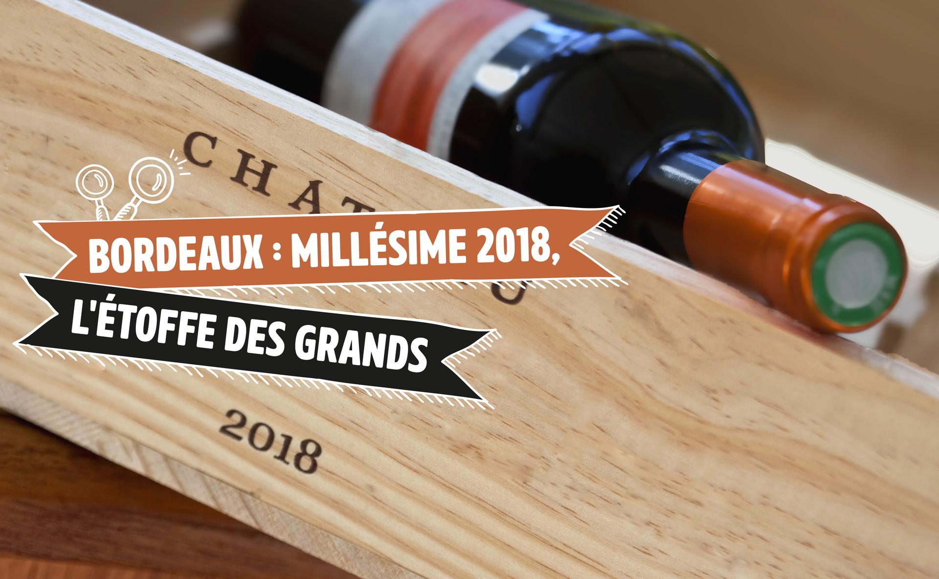 Bordeaux : millésime 2018, l'étoffe des grands