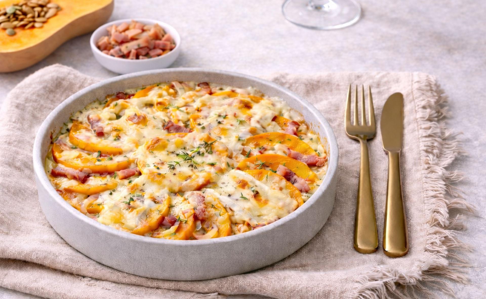 Tartiflette de butternut