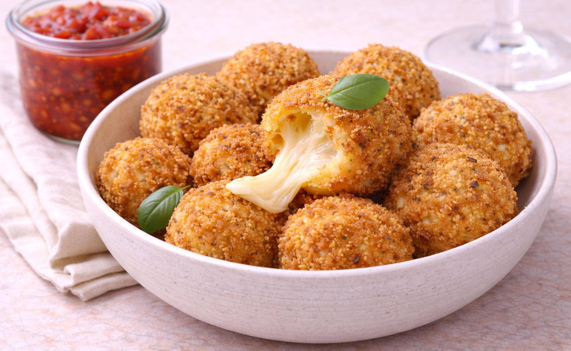 Croquettes de mozzarella